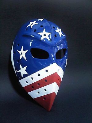 Vintage Hockey Goalie Mask New York Rangers style