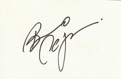 BRUNO CAMPOS NIP/TUCK HAND SIGNED INDEX CARD