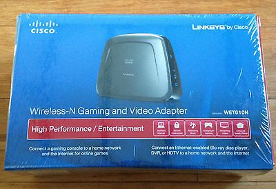 Cisco Linksys WET610N Dual Band Wireless N Gaming Video Adapter