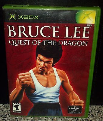Bruce Lee Quest of the Dragon (Xbox, 2002) Video Game With Case