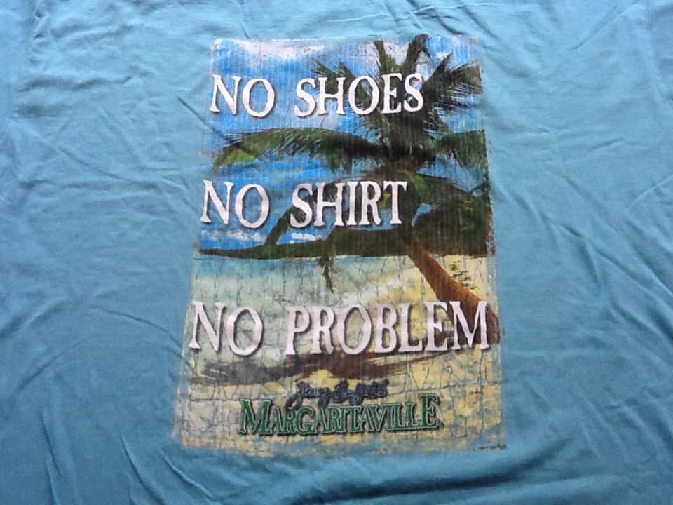 JIMMY BUFFETTS MARGARITAVILLE SERIES NO SHOES NO SHIRT NO PROBLEM NEW