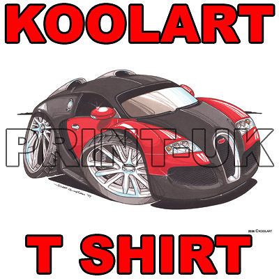 ADULTS OR KIDS T SHIRT BUGATTI VEYRON RED # 2334