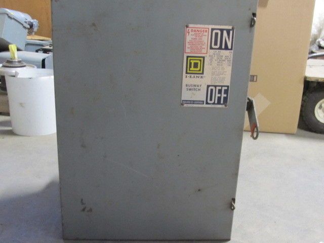 Square D I Line 200AMP 600V AC Fusable Buss Disconnect