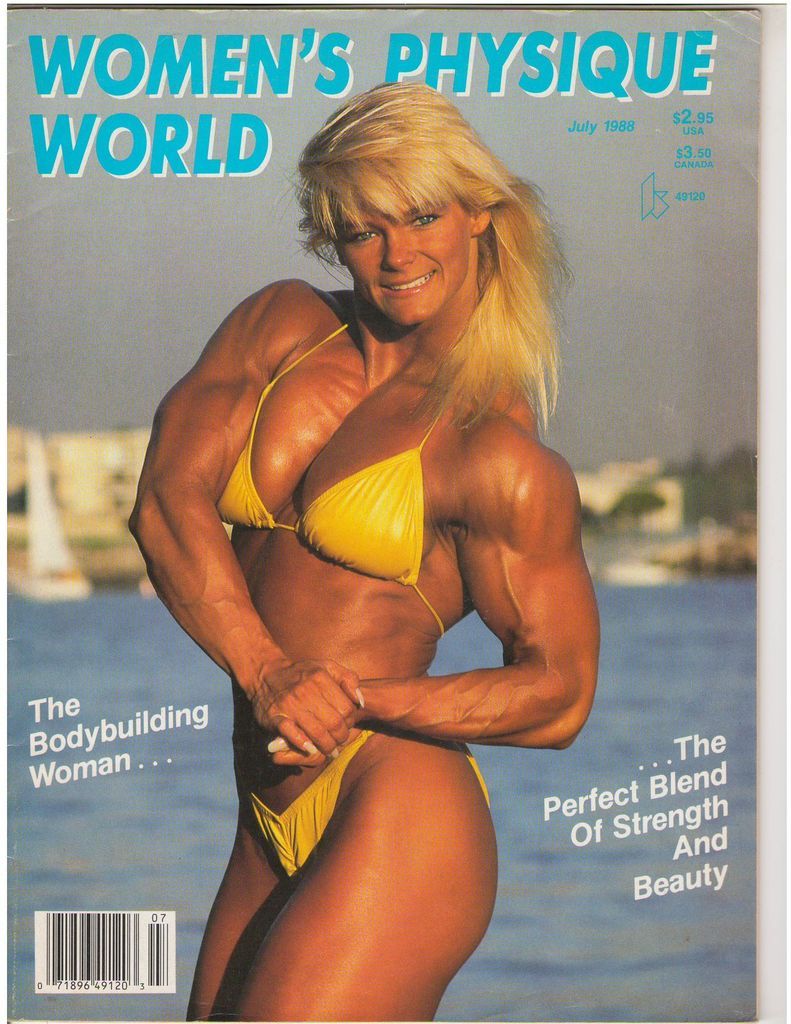 Womens Physique World Muscle Mag Raye Zap Hollitt /Cory Everson 7