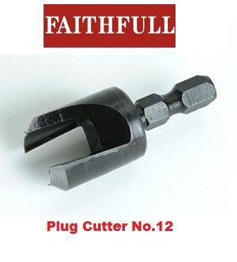 Plug Cutter No. 12 Woodworking Furniture Cabinet Making