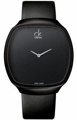 Calvin Klein Appeal K0W23702  Black Leather & Dial  44mm x 42mm