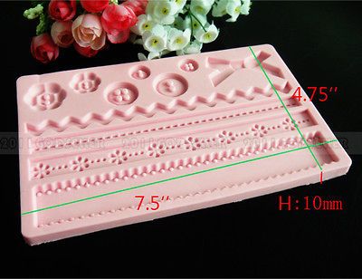Lace Fabric silicone mold cake decorating supplies fondant gum paste