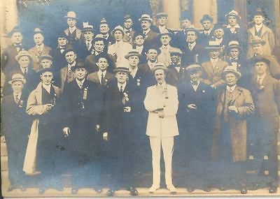 1900 TOBACCO CIGAR PHOTOGRAPH badge ribbon medal S