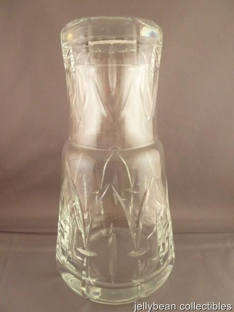 Krosno Poland Personal Water Decanter & Glass