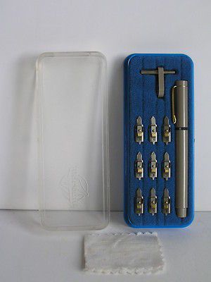 GERMAN ENGINEERING CALLIGRAPHY DRAFTING TOOLS NIBS PEN SET BOXED