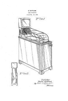 Newly listed US Patent Office Gottlieb Skee Ball Ette Arcade Games