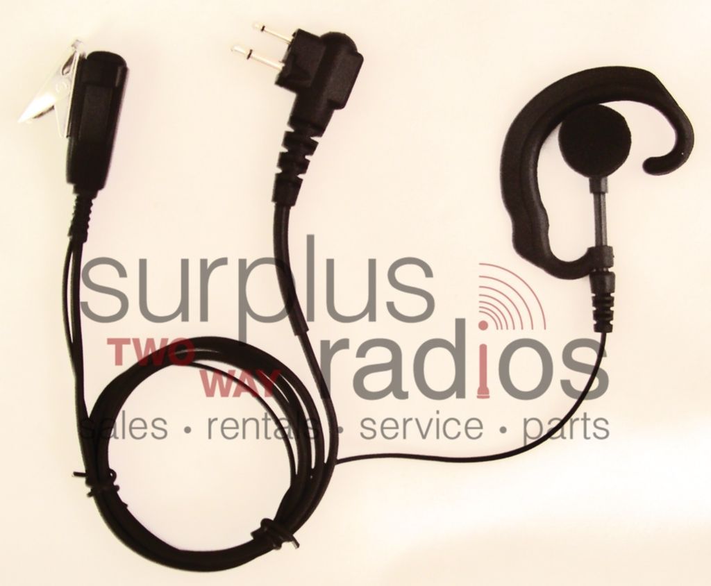  1EH03 EARHOOK HEADSET MOTOROLA RADIOS CLS1110 RDU2020 CP200 RDV2020