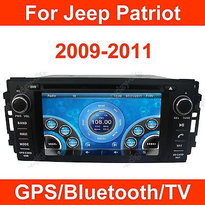 Car Stereo DVD Player For Jeep Patriot 2009 2011 With GPS Navigation
