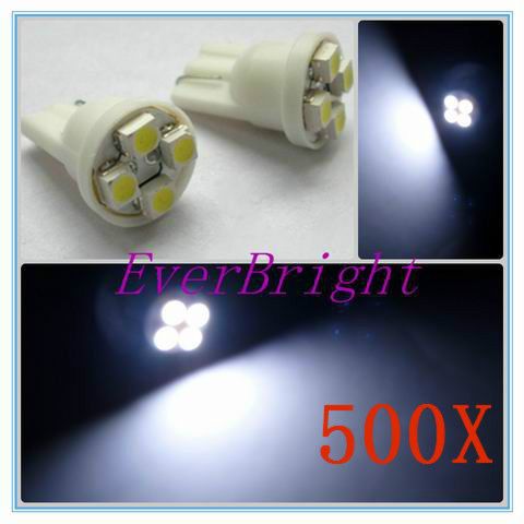 Whole sale price Super white 500 x T10 168 194 4LED 1210 SMD Light