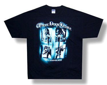 GRACE   LIFE STARTS NOW TOUR SCREAM SQUARES T SHIRT   NEW XL CAMDEN