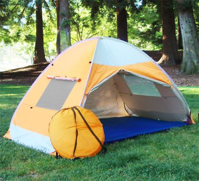 LARGE POP UP TENT CABANA UV PROOF BEACH CAMPING TENT