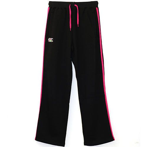 Canterbury Ugly Sweatpant Open Hem Black/Pink BNWT