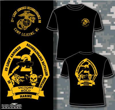 2nd Light Armored Recon Battalion Camp Lejeune USMC 2nd LAR shirt