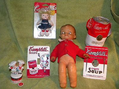 CAMPBELLS SOUP LOT IDEAL DOLL TRINKET BOX MAGNET 2 LIGHT SWITCH PLATES