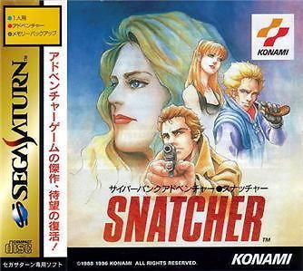 SS  SNATCHER  Japan Import SATURN KONAMI /HIDEO KOJIMA