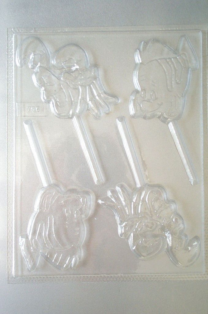 FLOUNDER & SEBASTIAN LITTLE MERMAID CANDY MOLD MOLDS