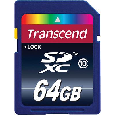 NEW 64G 64GB SD SDHC SDXC Secure Digital Flash Memory Card Class 10 Go