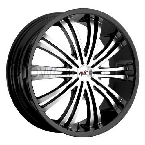 Avenue Car Truck Wheel Rim Black 601 18 inch 5 lug