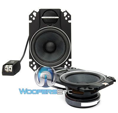 x6 2 WAY POWER PLATE SPEAKERS BUILT IN TWEETERS & CROSSOVERS NEW