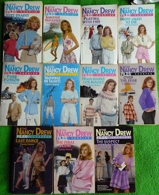 Nancy Drew Files 20,23,26,27,29​,31,32,36,37,3​8,39 Notebooks Huge