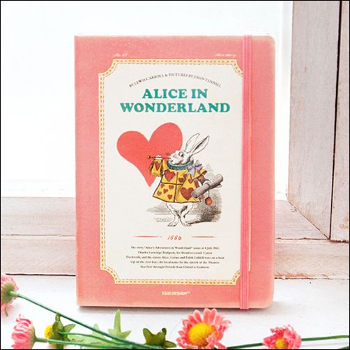 Planner Organizer_Alic es in Wonderland Diary Vol.17 [Coral Pink