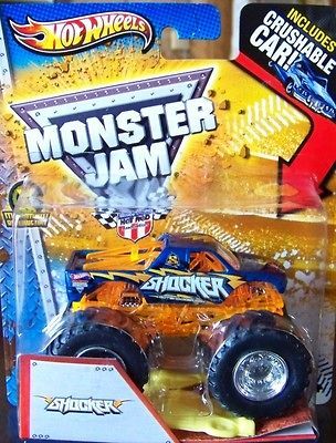 MONSTER JAM TRUCK 164 CAR CRUSHER * SHOCKER * 2012 2013 MOC