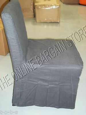 Barn West Elm Porter armless dining Kitchen Table Chair slipcover 2