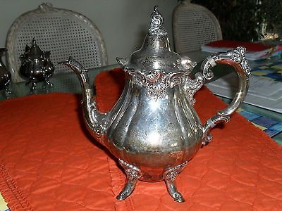 Wallace BAROQUE Silverplate COFFEE POT OlderC. 1960