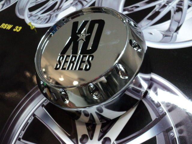 KMC XD SERIES CHROME WHEEL CENTER CAP 464K131 2