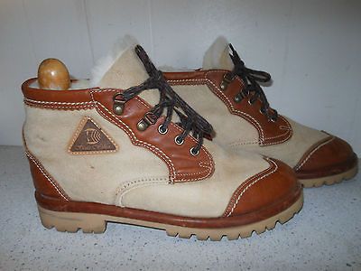 FLEECE WALKERS LAMB SKIN WINTER BOOTS U.S. SIZE 8 M MENS