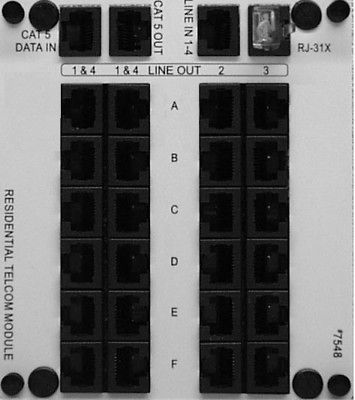 On Q 4x24 Telecom Module F7548 Greyfox OnQ IBM HNCC