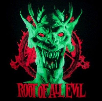 SLAYER cd lgo ROOT OF ALL EVIL Official Babydoll SHIRT MED new