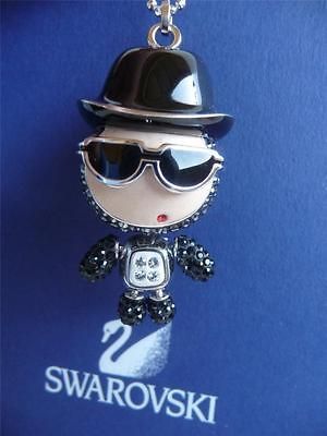 RARE SWAROVSKI ELIOT ELVIS BLUES BROTHERS CHICAGO PENDANT NECKLACE NEW