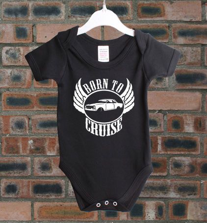 CHEVROLET NOVA SS 1965 CHEVY BORN TO CRUISE CLASSIC CAR BABY GROW BC52