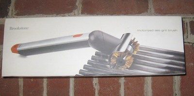 Newly listed Brookstone Grill Alert motorized BBQ grill brush