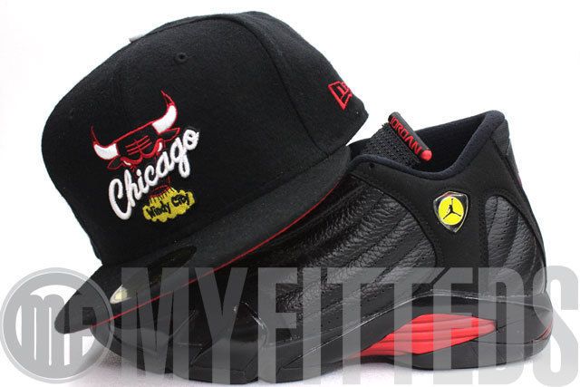 Chicago Bulls Air Jordan 14 Last Shot Matching New Era 59FIFTY Fitted