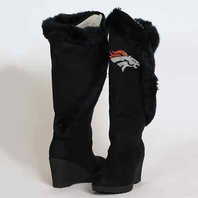 Cuce Shoes Denver Broncos Ladies Cheerleader Boots   Black