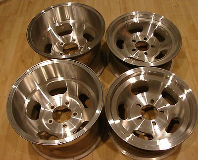 15x10 & 15x7 Vintage Slot Mag Rims Wheels 5x5 Buick Pontiac Oldmobile