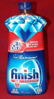 FINISH JET DRY RINSE AGENT   32 FL OZ (1 QT) 300 WASHES   BRAND NEW