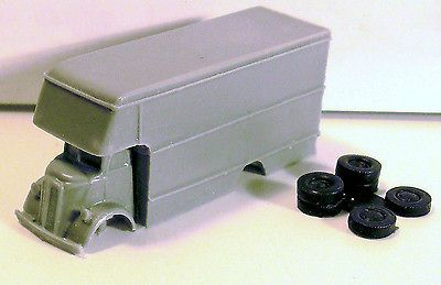 1937 38 CHEVROLET COE MOVING VAN~1160th/N SCALE~SOLID RESIN PLASTIC