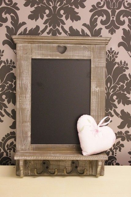 shabby chic memo board chalkboard message board