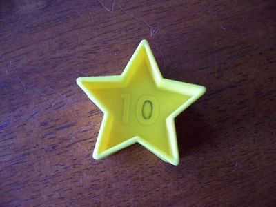 TUPPERWARE Tuppertoys shape sorter ball block replacement part #10