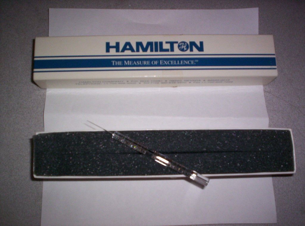 New Hamilton Gastight Syringes, 10ul, #10396A, 1701SN BBL ASSY