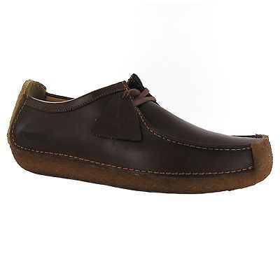 Clarks Originals Natalie Chestnut Leather Mens Shoes