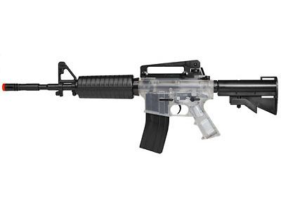 Tactical Force TF4 Carbine Clear Airsoft AEG Rifle Full  & Semi Auto